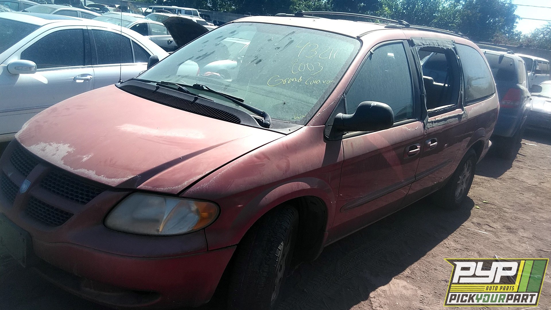 2003 DODGE GRAND CARAVAN partes disponibles