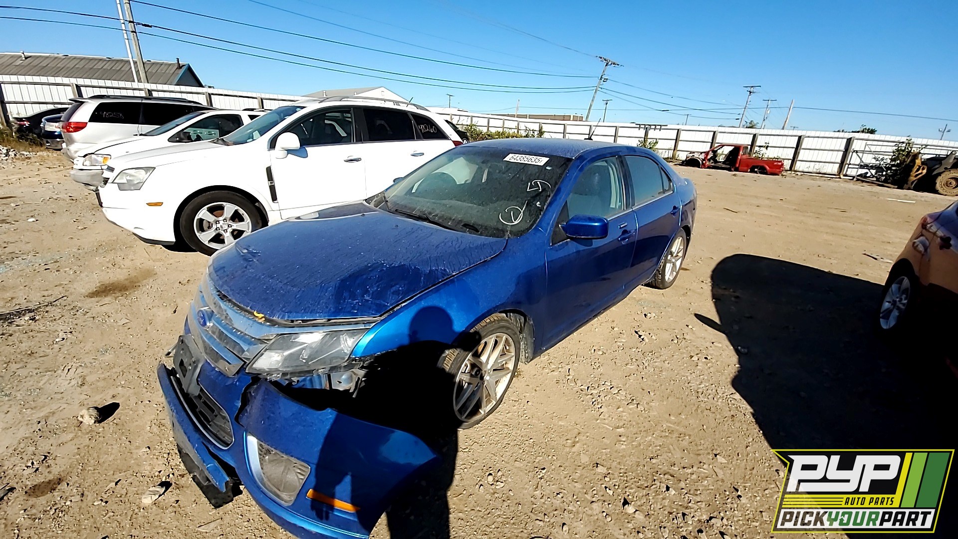 2012 FORD FUSION partes disponibles