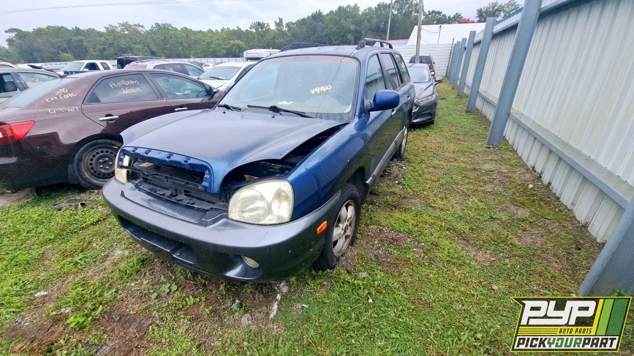 2006 HYUNDAI SANTA FE partes disponibles