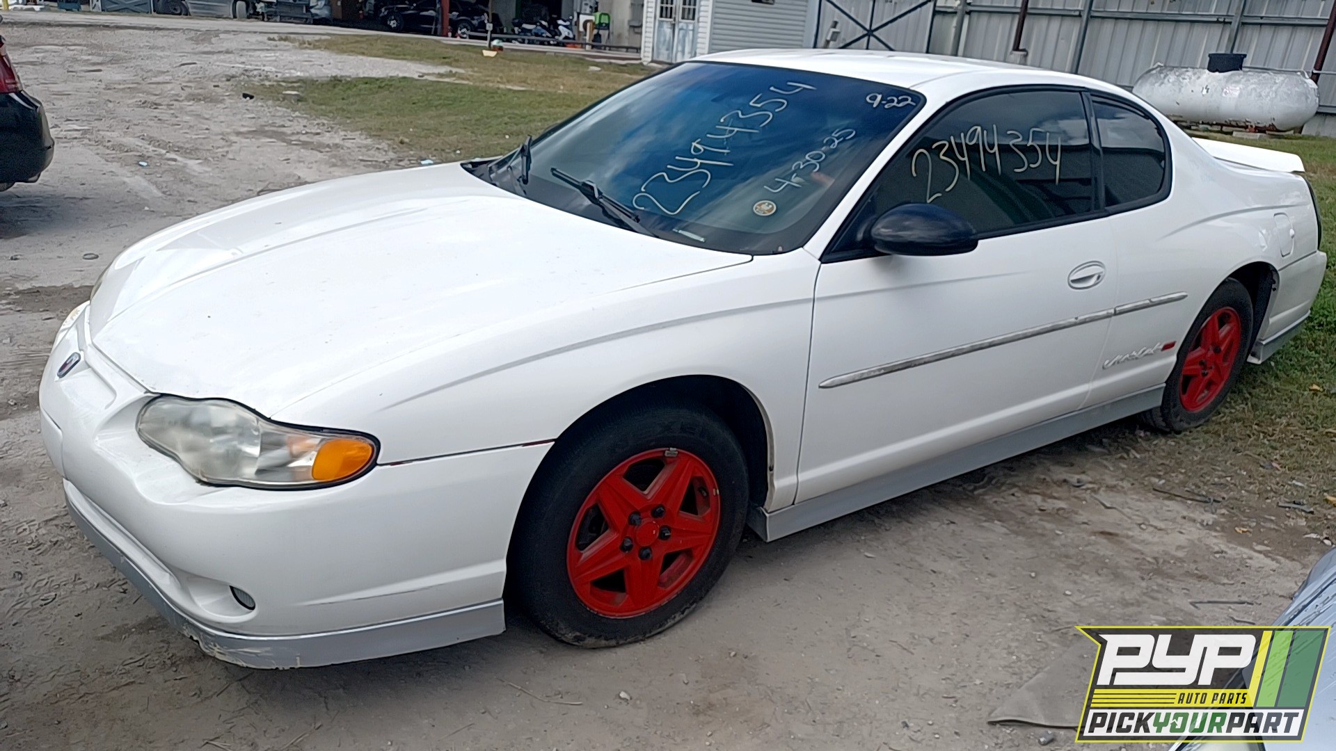 2003 CHEVROLET MONTE CARLO partes disponibles