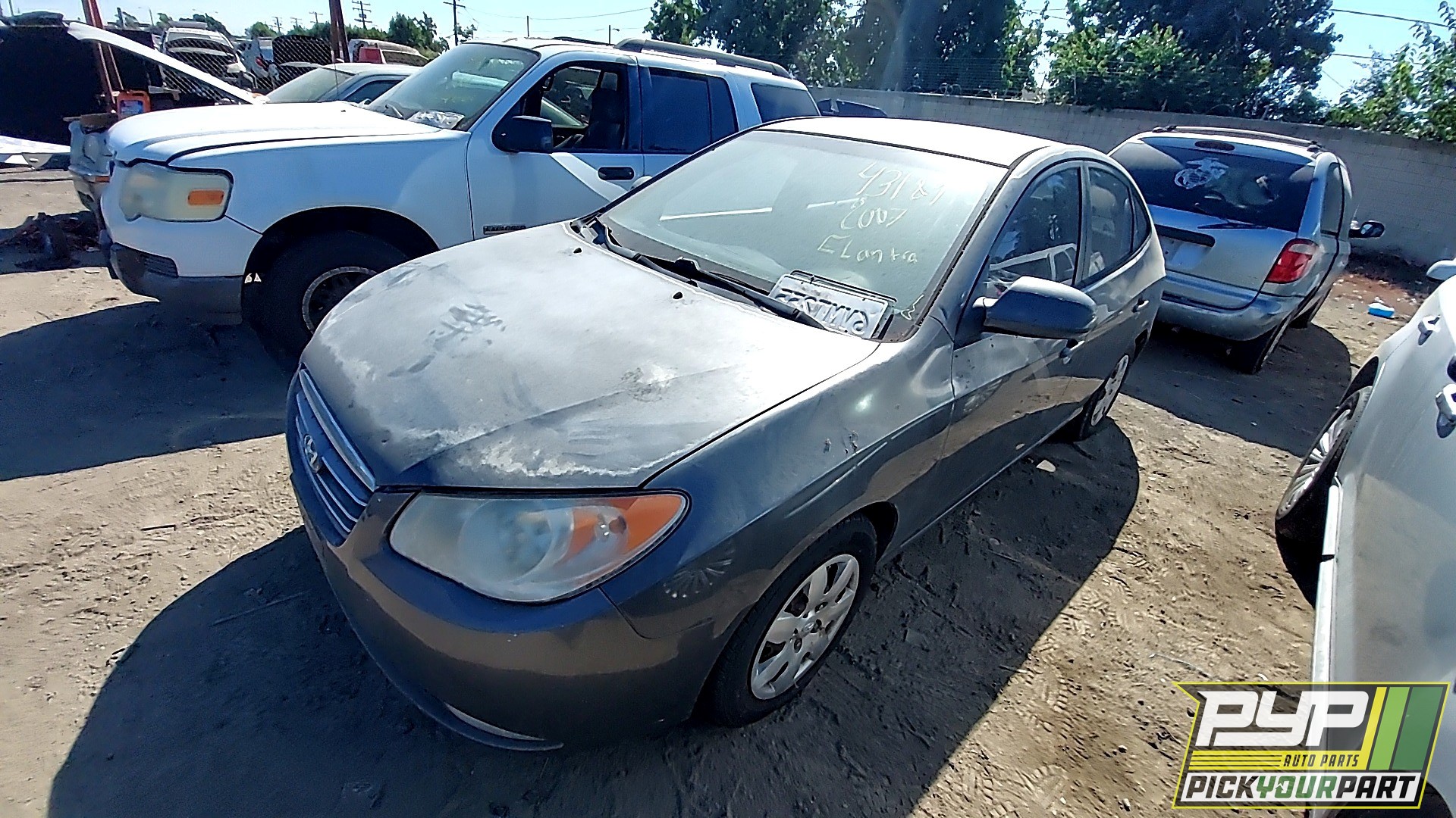 2007 HYUNDAI ELANTRA partes disponibles