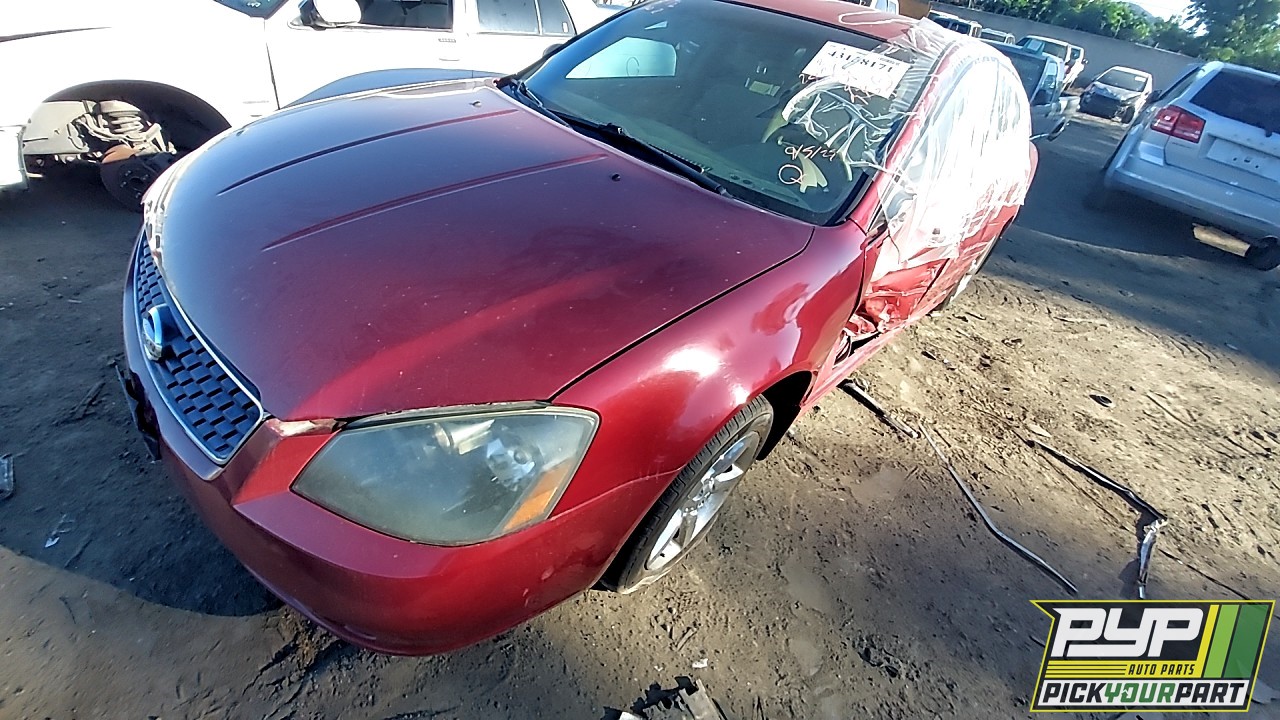 2005 NISSAN ALTIMA partes disponibles