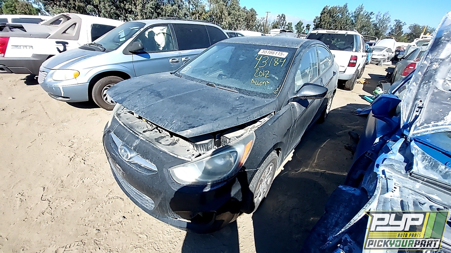 2012 HYUNDAI ACCENT partes disponibles