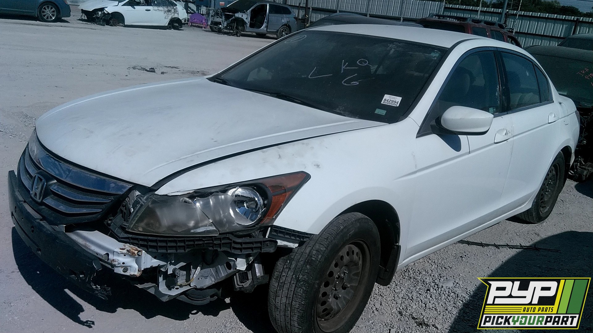 2012 HONDA ACCORD available for parts