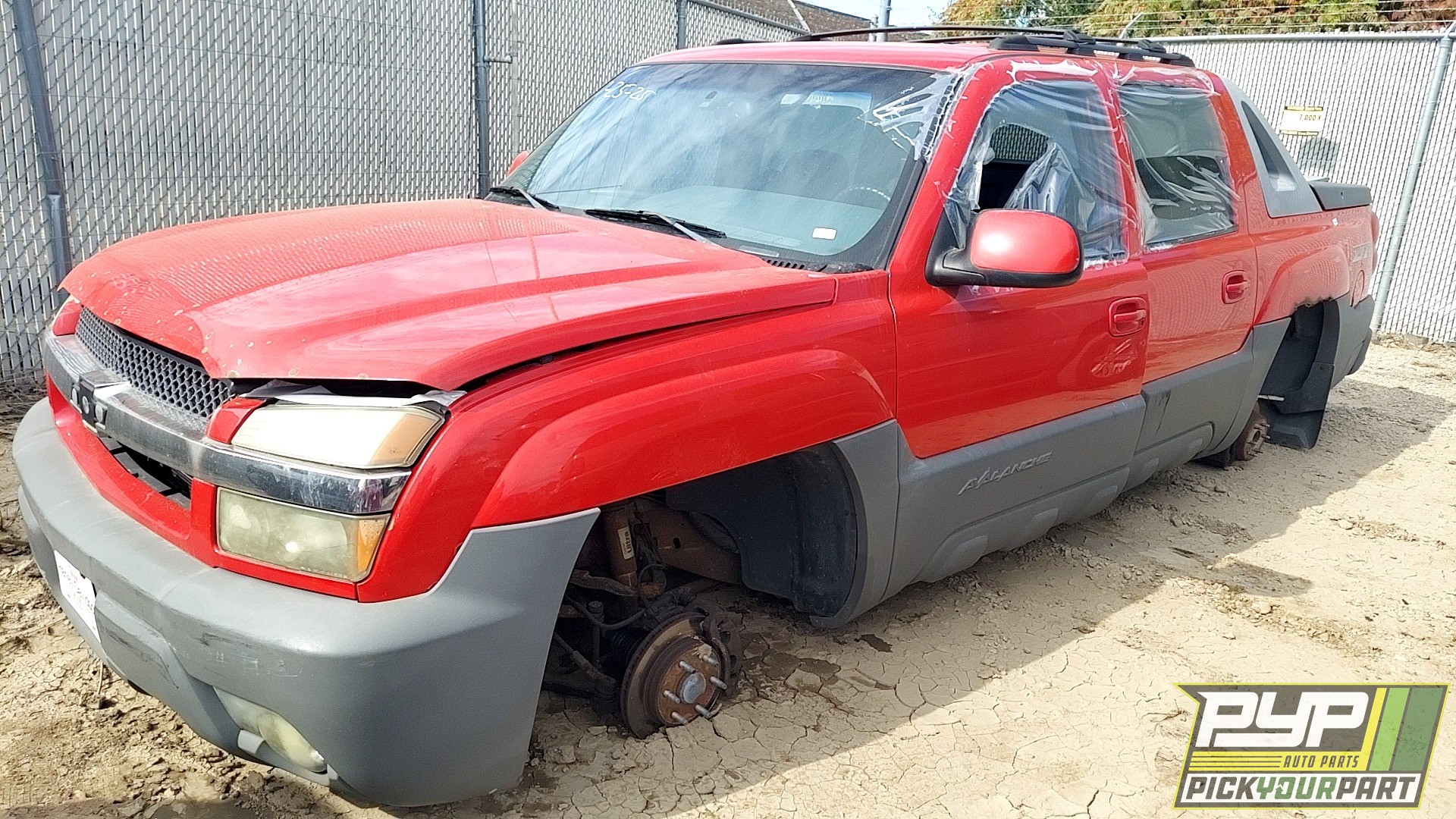 2002 CHEVROLET AVALANCHE 1500 available for parts