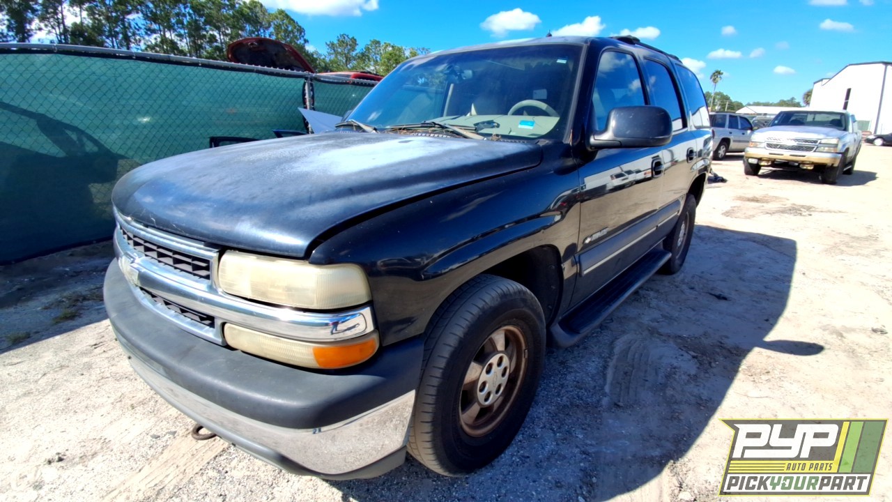2002 CHEVROLET TAHOE partes disponibles