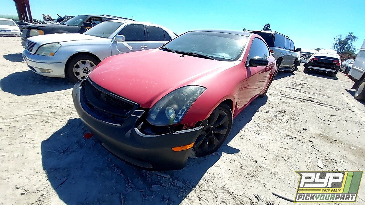 2005 INFINITI G35 partes disponibles