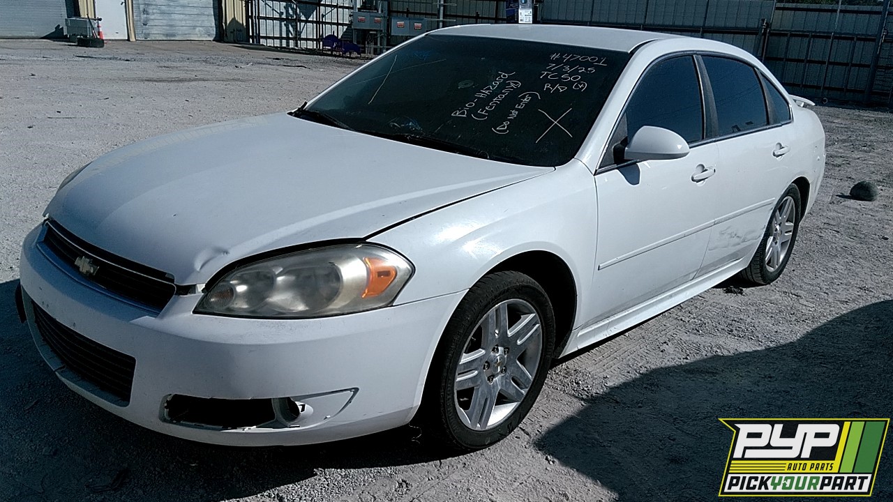 2011 CHEVROLET IMPALA partes disponibles