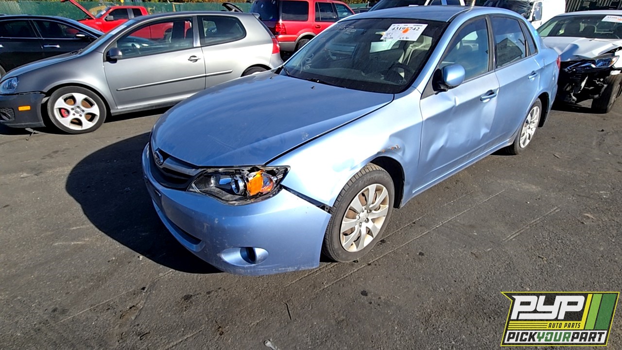 2011 SUBARU IMPREZA partes disponibles