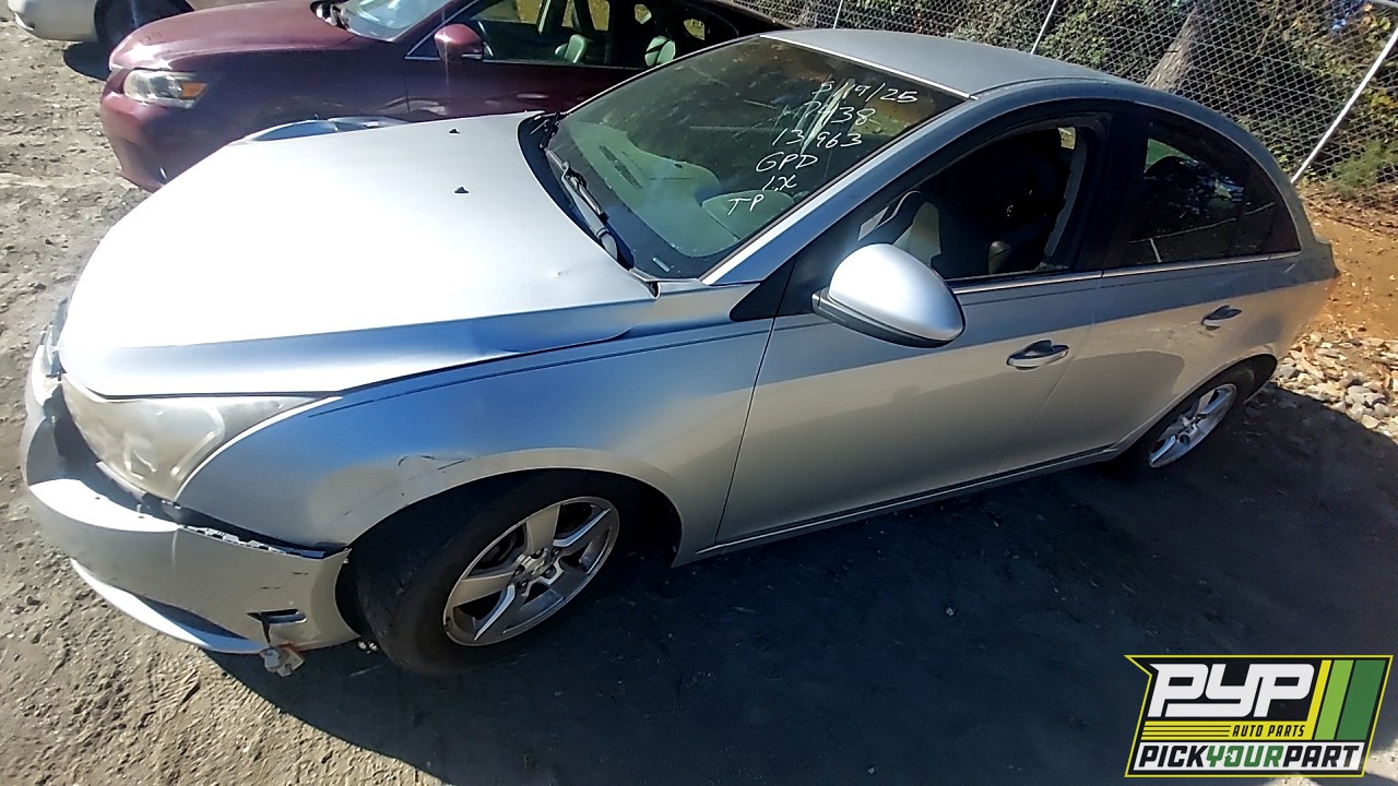 2012 CHEVROLET CRUZE partes disponibles