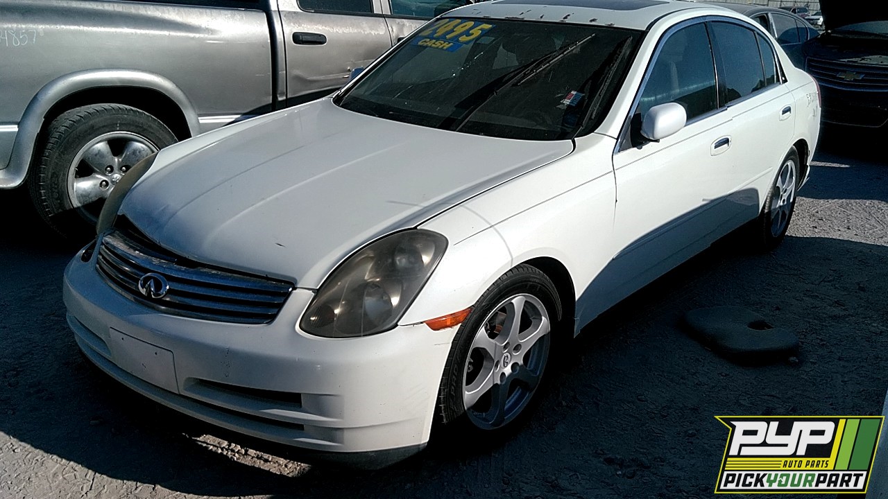 2004 INFINITI G35 partes disponibles