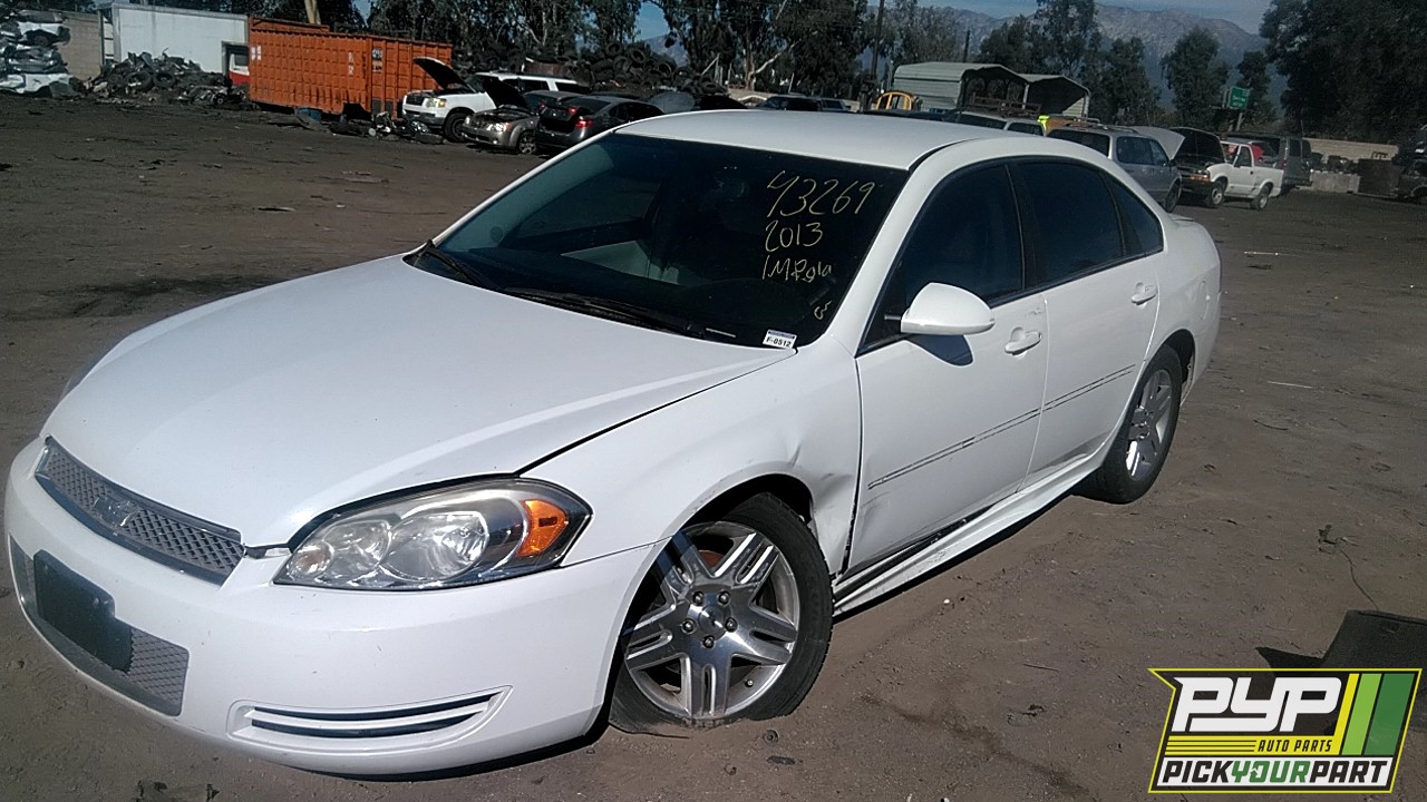 2013 CHEVROLET IMPALA available for parts