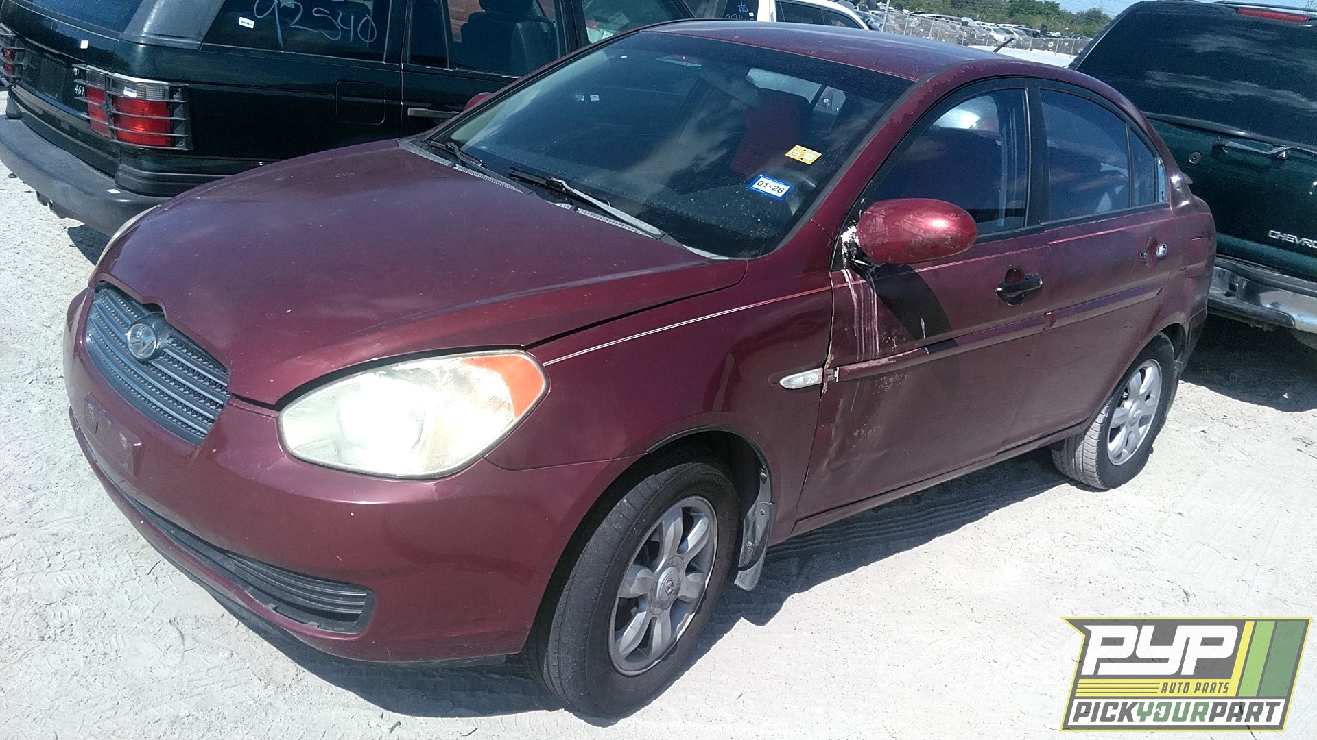 2007 HYUNDAI ACCENT partes disponibles