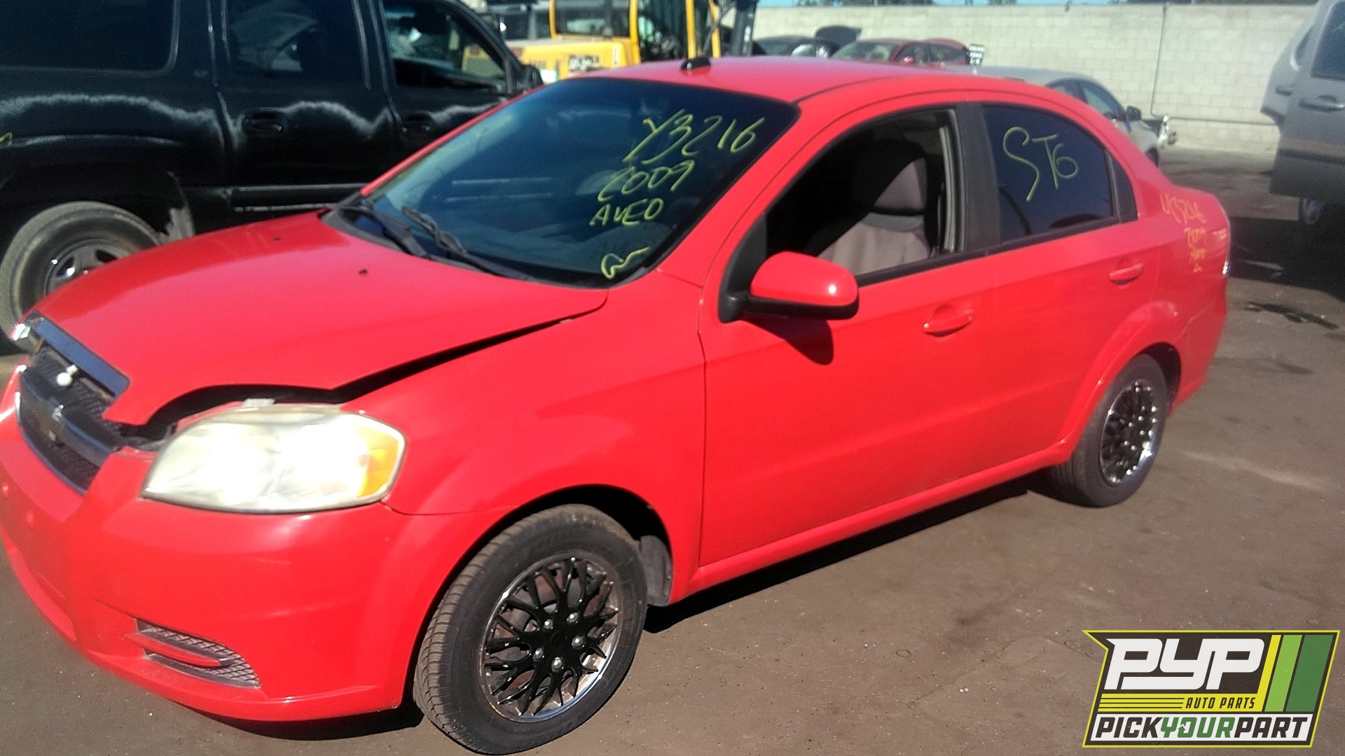 2009 CHEVROLET AVEO partes disponibles