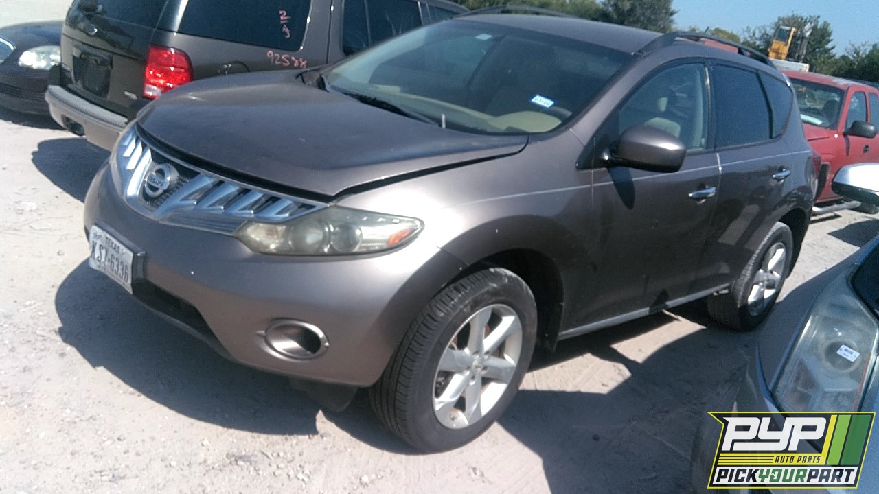 2009 NISSAN MURANO partes disponibles