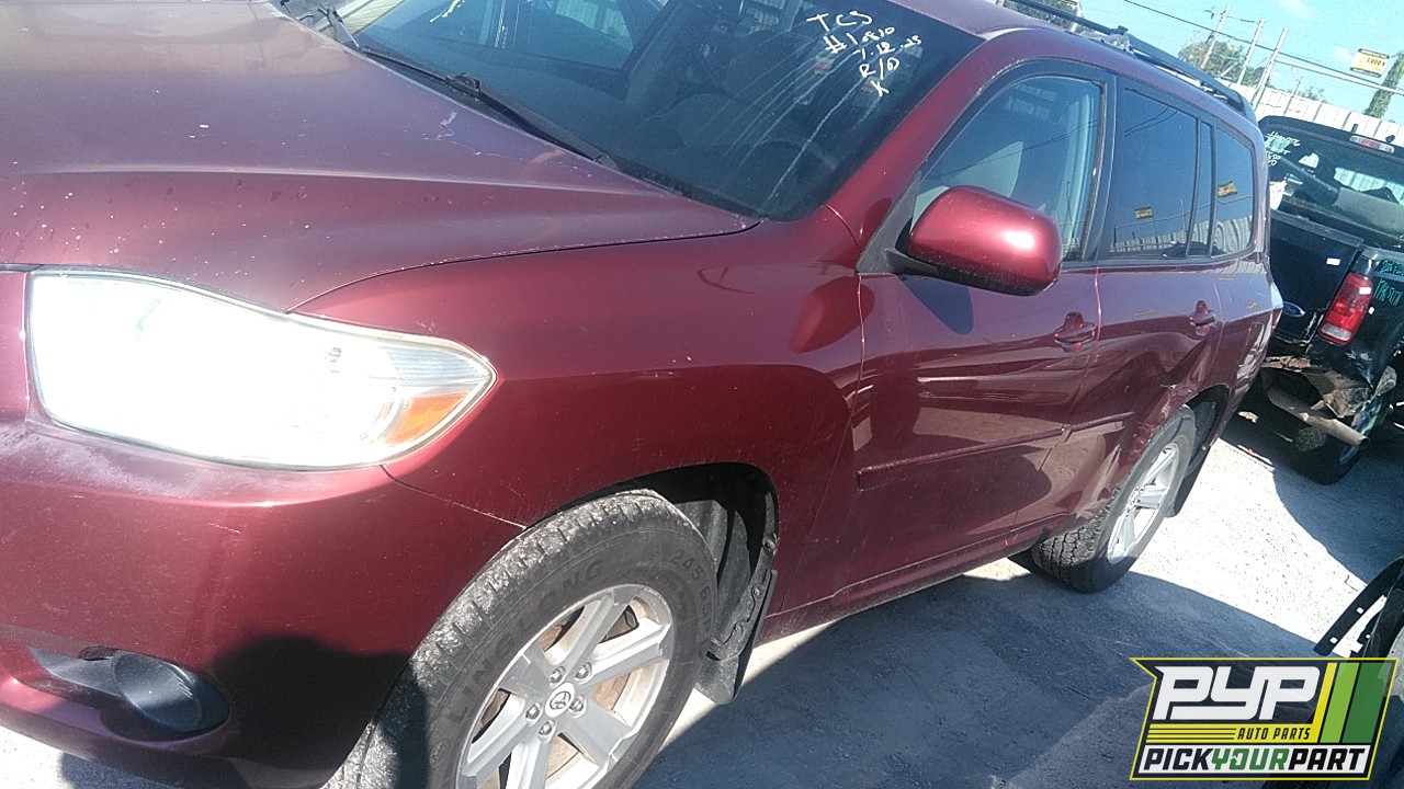 2010 TOYOTA HIGHLANDER partes disponibles