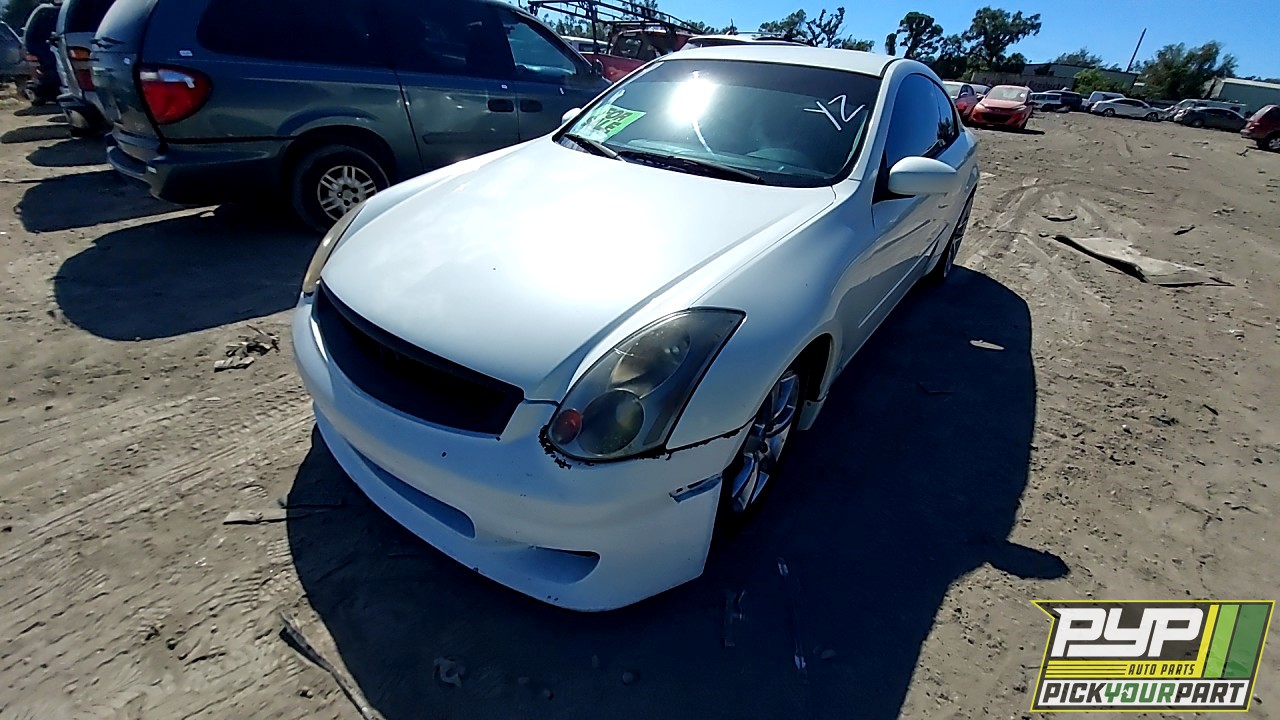 2005 INFINITI G35 partes disponibles