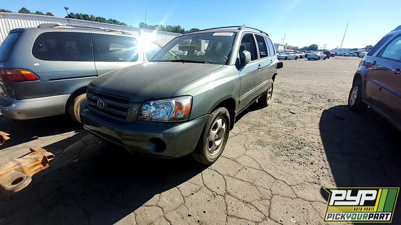 2006 TOYOTA HIGHLANDER partes disponibles
