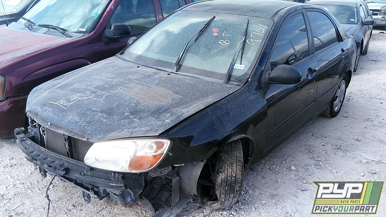 2009 KIA SPECTRA partes disponibles
