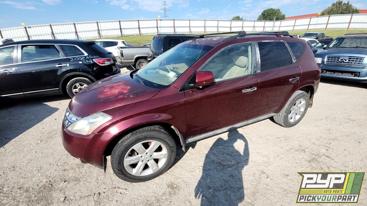 2007 NISSAN MURANO partes disponibles