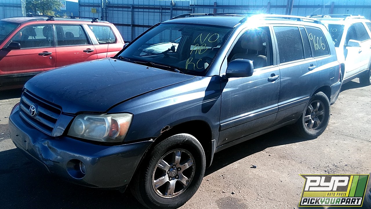 2007 TOYOTA HIGHLANDER available for parts