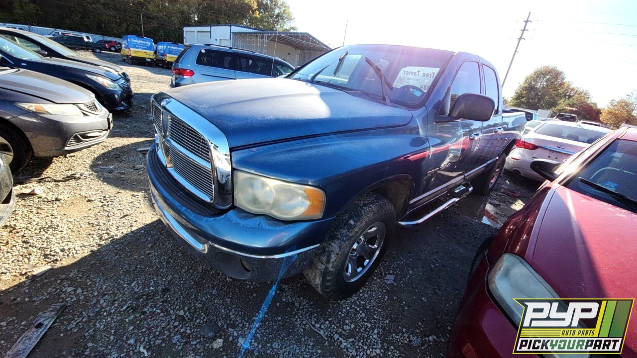 2002 DODGE RAM 1500 available for parts