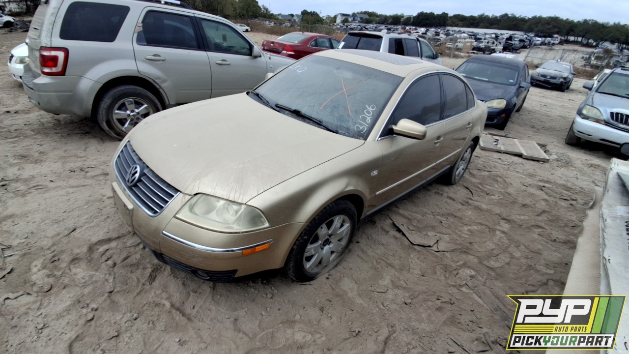 2002 VOLKSWAGEN PASSAT partes disponibles