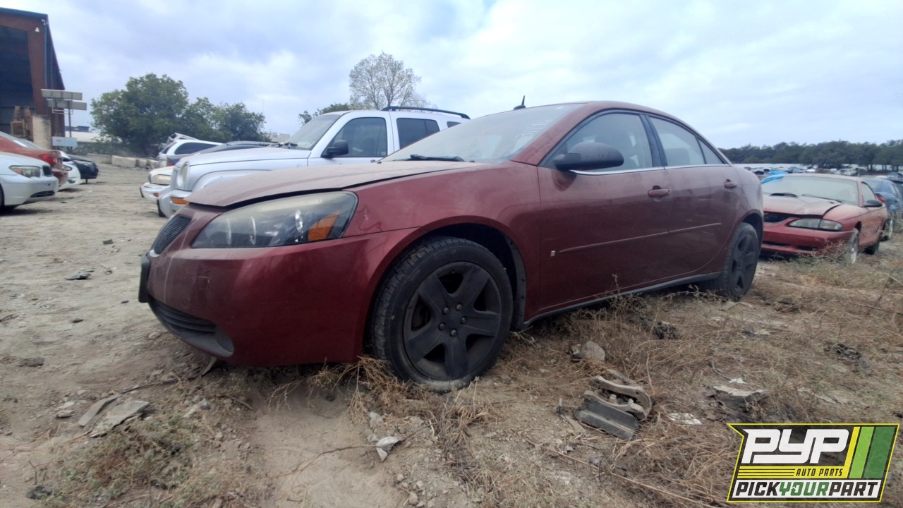 2008 PONTIAC G6 partes disponibles