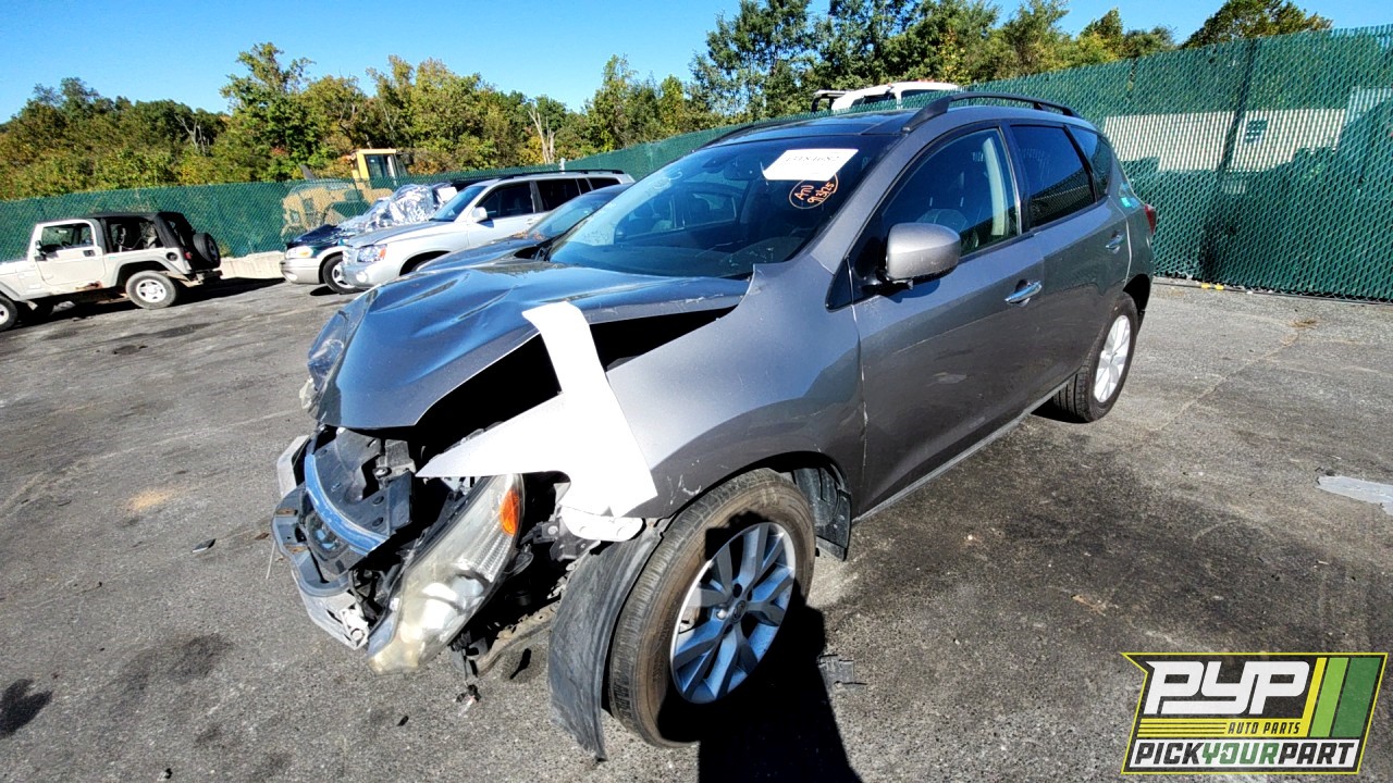 2012 NISSAN MURANO partes disponibles