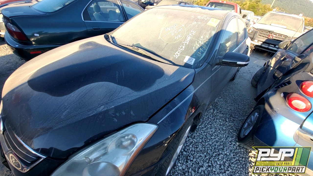 2012 NISSAN ALTIMA partes disponibles