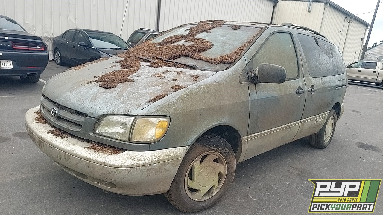 2000 TOYOTA SIENNA partes disponibles