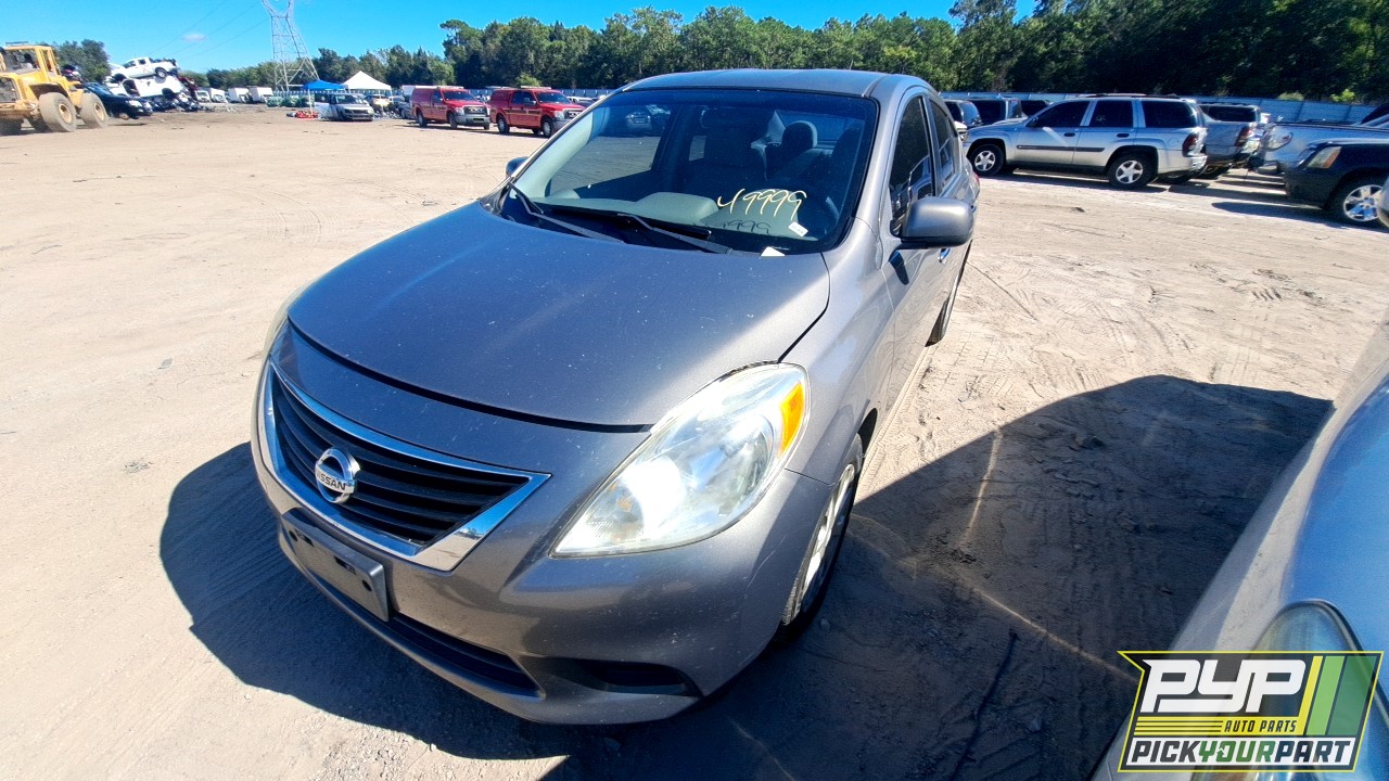 2012 NISSAN VERSA partes disponibles