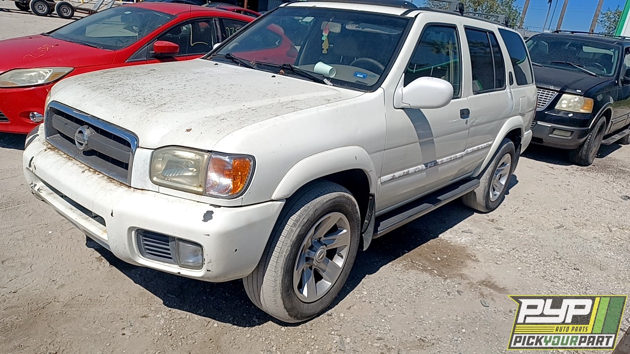 2002 NISSAN PATHFINDER partes disponibles