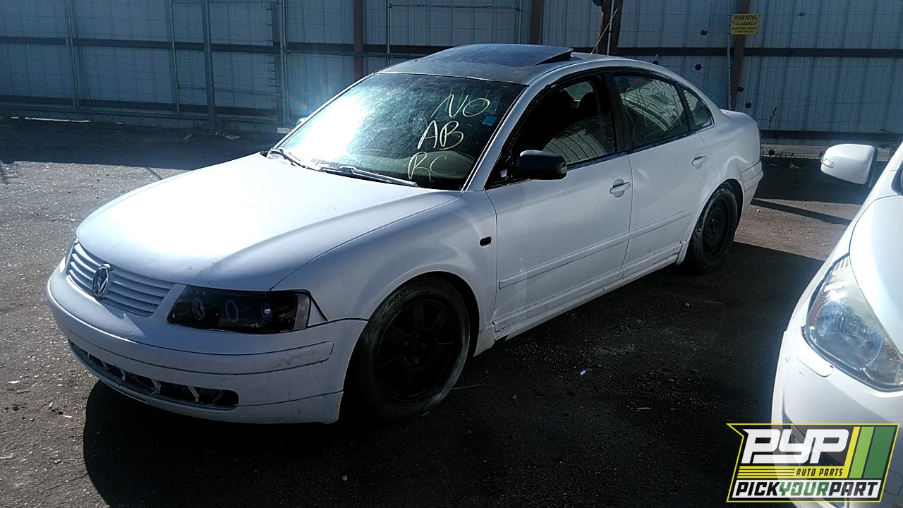 2001 VOLKSWAGEN PASSAT partes disponibles