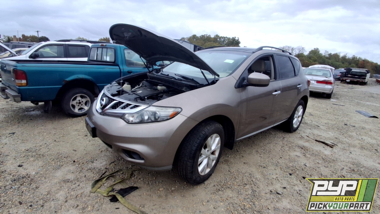 2011 NISSAN MURANO partes disponibles