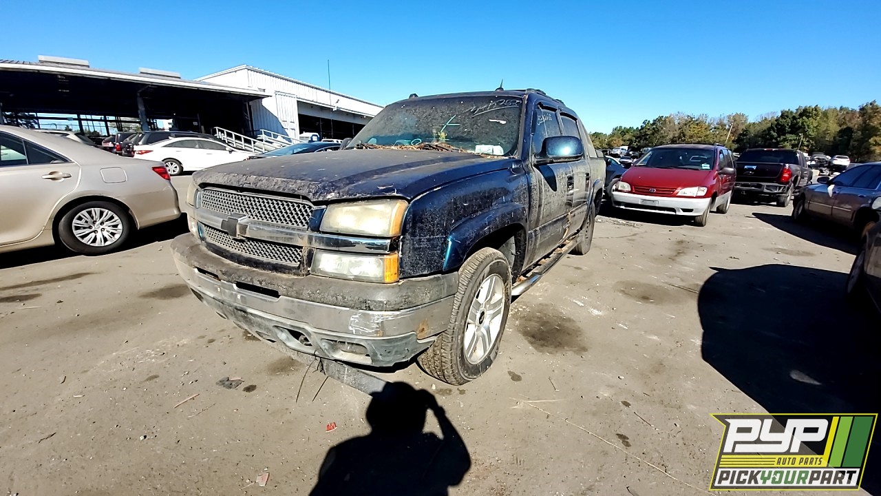 2005 CHEVROLET AVALANCHE 1500 partes disponibles