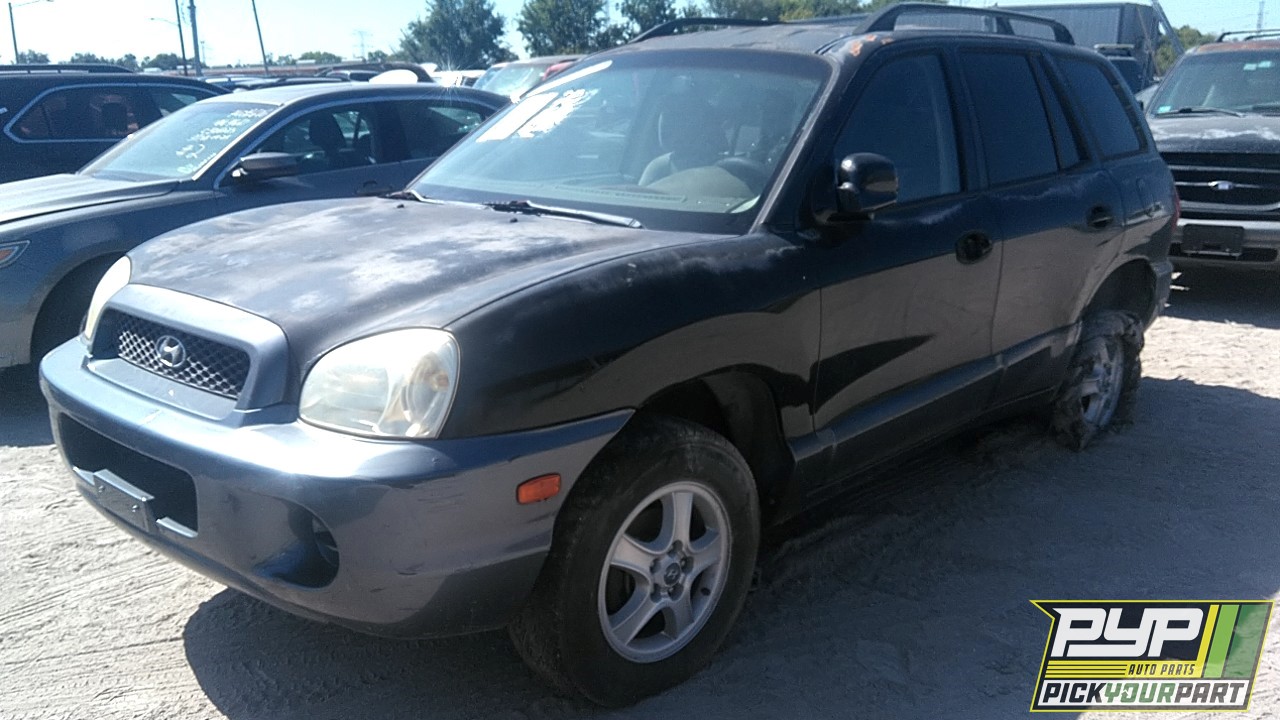 2004 HYUNDAI SANTA FE partes disponibles