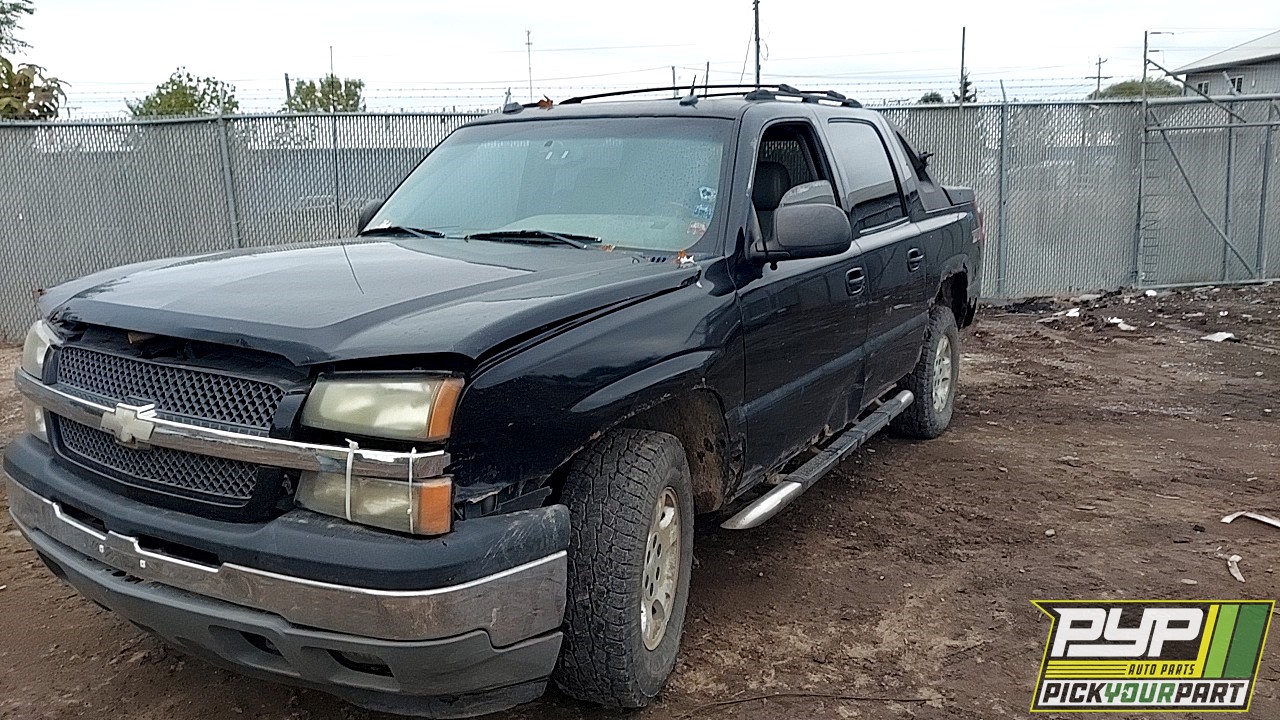 2005 CHEVROLET AVALANCHE 1500 partes disponibles