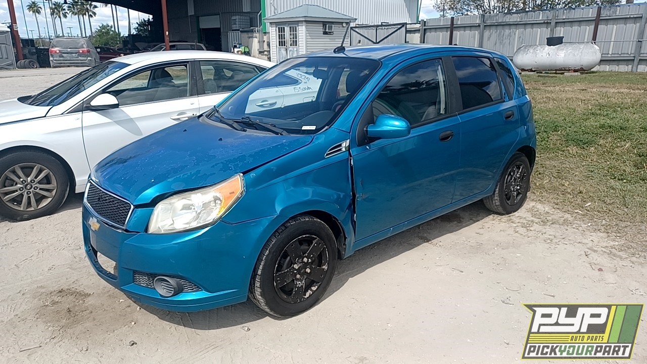 2009 CHEVROLET AVEO5 partes disponibles