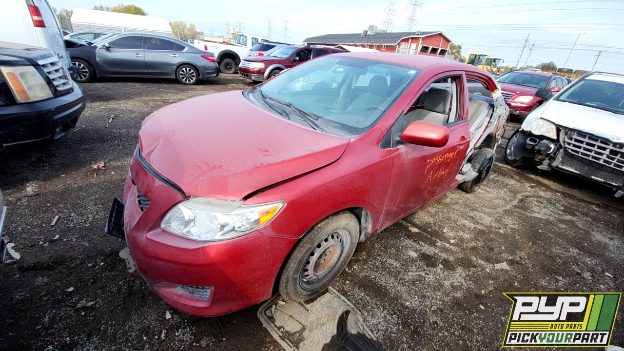 2009 TOYOTA COROLLA partes disponibles
