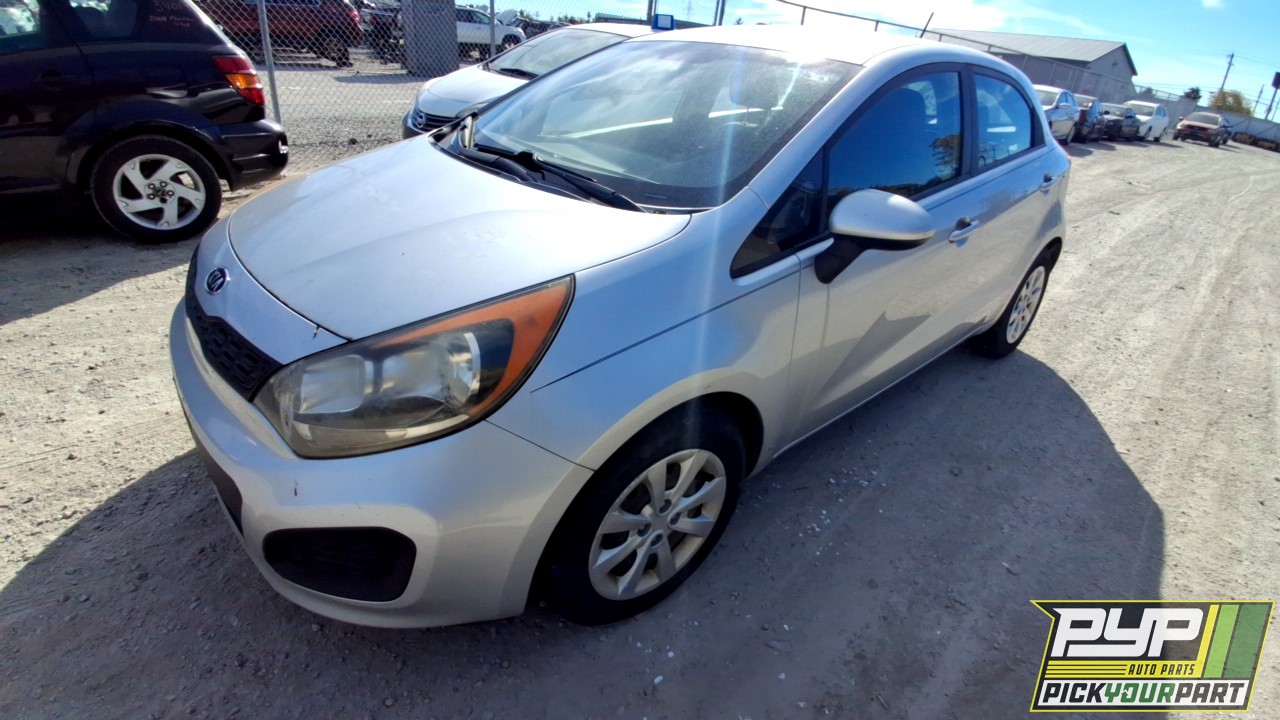 2012 KIA RIO 5-DOOR partes disponibles