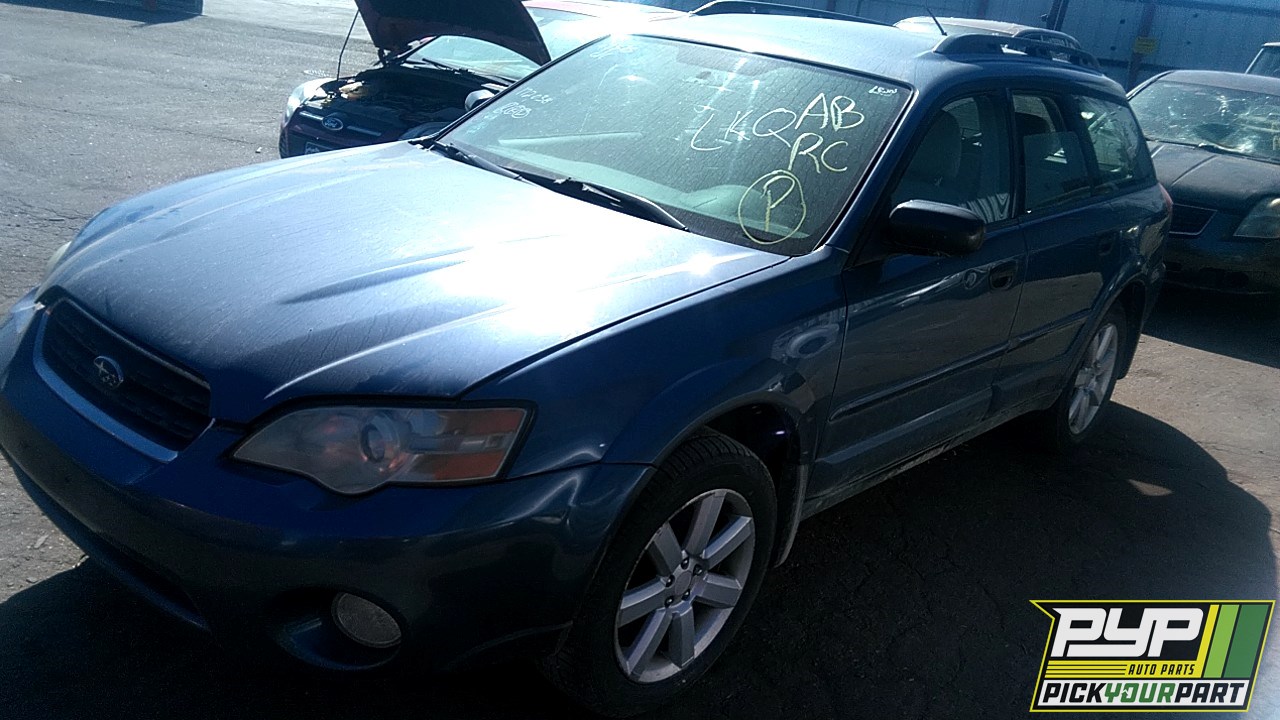 2006 SUBARU OUTBACK partes disponibles