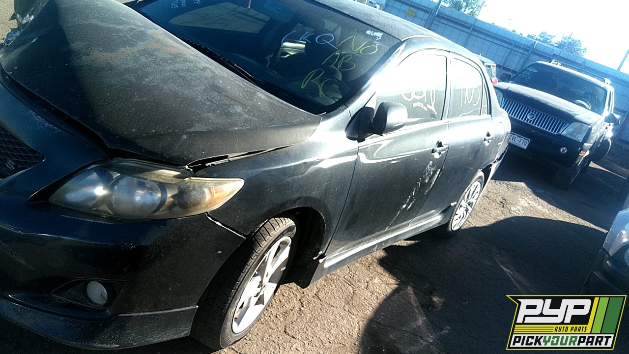 2010 TOYOTA COROLLA partes disponibles