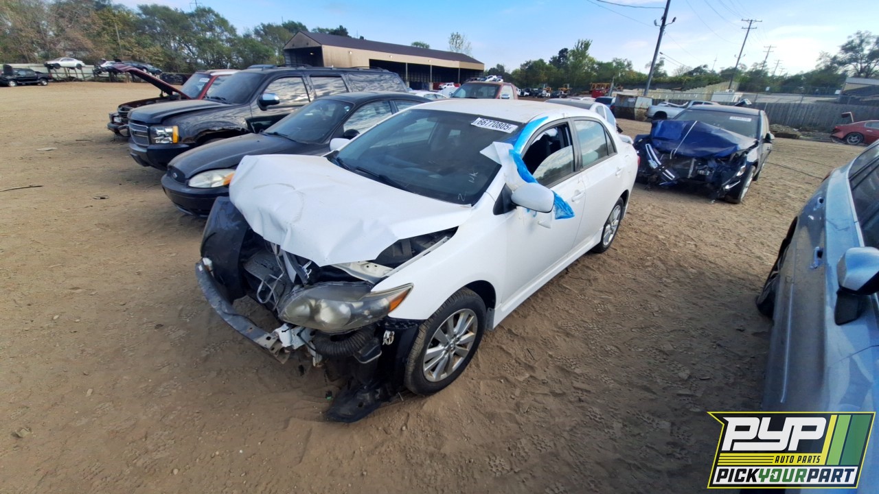 2010 TOYOTA COROLLA partes disponibles