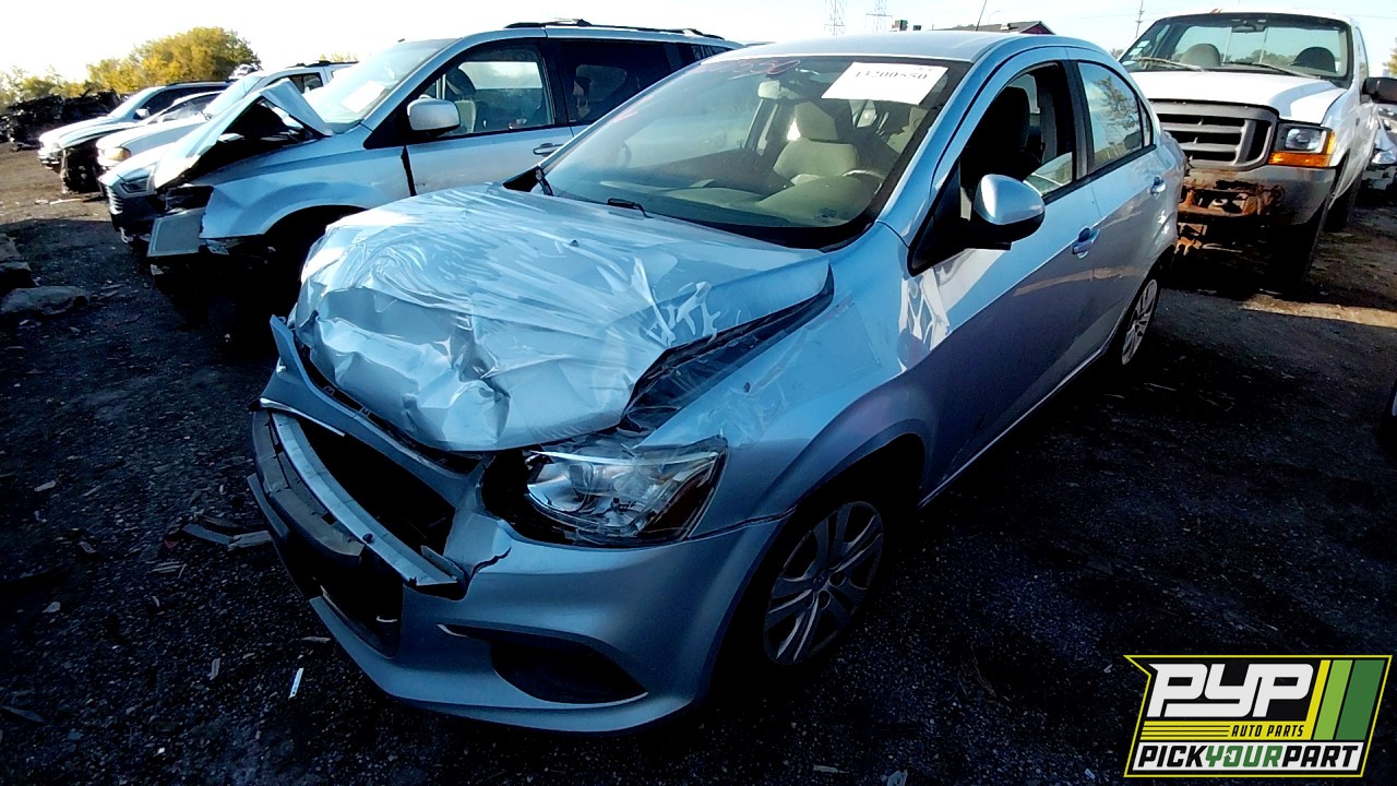 2017 CHEVROLET SONIC partes disponibles