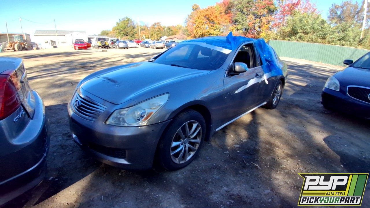 2008 INFINITI G35 partes disponibles
