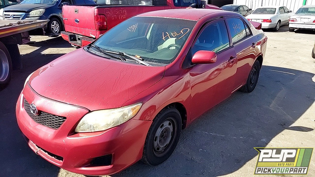 2009 TOYOTA COROLLA partes disponibles