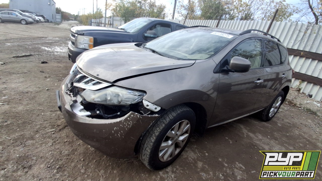 2013 NISSAN MURANO partes disponibles