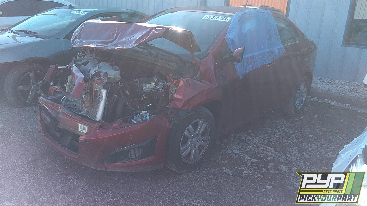 2014 CHEVROLET SONIC partes disponibles