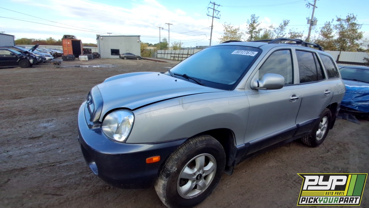 2005 HYUNDAI SANTA FE partes disponibles